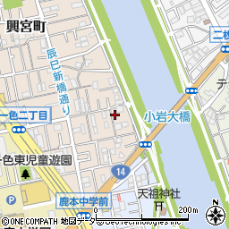 東京都江戸川区興宮町30-5周辺の地図