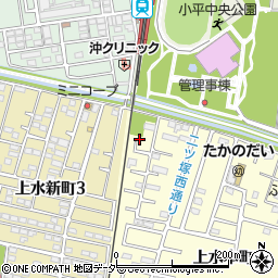 東京都小平市上水本町1丁目16-13周辺の地図
