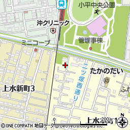 東京都小平市上水本町1丁目16-8周辺の地図