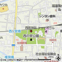 西宮神社周辺の地図