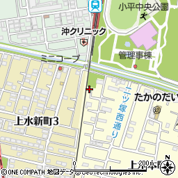 東京都小平市上水本町1丁目16-14周辺の地図