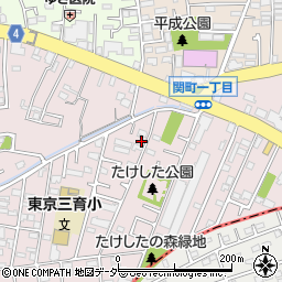 東京都練馬区関町南2丁目8-36周辺の地図