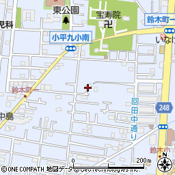 東京都小平市回田町16周辺の地図