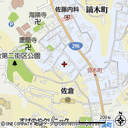 千葉県佐倉市並木町25周辺の地図