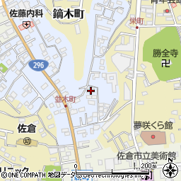 千葉県佐倉市並木町239-4周辺の地図