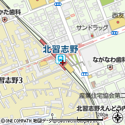 東葉高速鉄道株式会社　北習志野駅周辺の地図