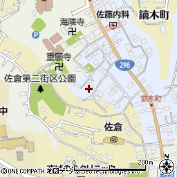 千葉県佐倉市並木町135周辺の地図