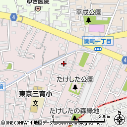東京都練馬区関町南2丁目8-29周辺の地図
