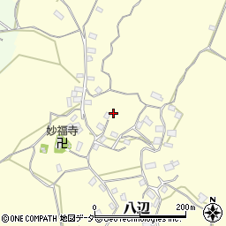 千葉県匝瑳市八辺周辺の地図