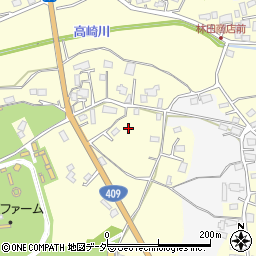 千葉県富里市中沢周辺の地図