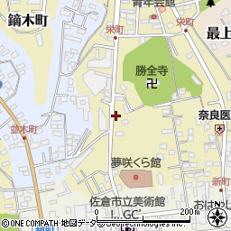 毎日新聞　佐倉販売所周辺の地図