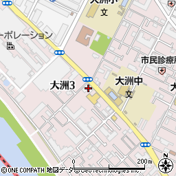 ＥＮＥＯＳ市川大洲ＳＳ周辺の地図