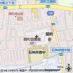 東京都練馬区関町南3丁目11周辺の地図