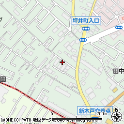akippa大和田新田駐車場周辺の地図