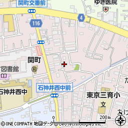東京都練馬区関町南3丁目7-14周辺の地図