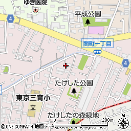 東京都練馬区関町南2丁目8-30周辺の地図