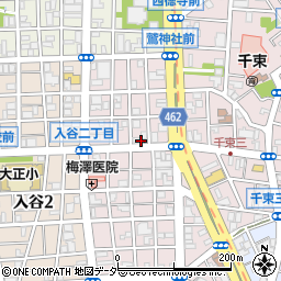 abcバル 入谷店周辺の地図