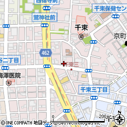 西来寿司周辺の地図