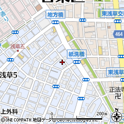 七沢商店周辺の地図