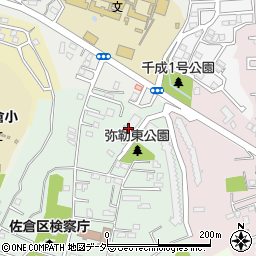 ハイホーム佐倉２番館周辺の地図