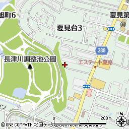 千葉県船橋市夏見台3丁目9-12周辺の地図