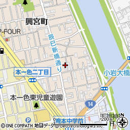 東京都江戸川区興宮町28-27周辺の地図