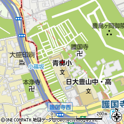 文京区立青柳小学校周辺の地図