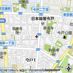 東京都台東区今戸2丁目周辺の地図