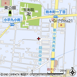 回田けやき公園トイレ周辺の地図