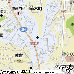 千葉県佐倉市並木町11周辺の地図