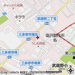 武蔵野調剤薬局周辺の地図
