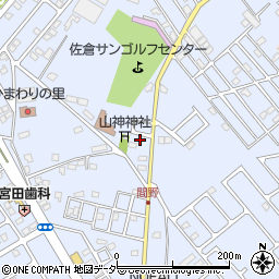 千葉県佐倉市生谷1611周辺の地図