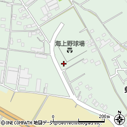 千葉県旭市蛇園2462周辺の地図