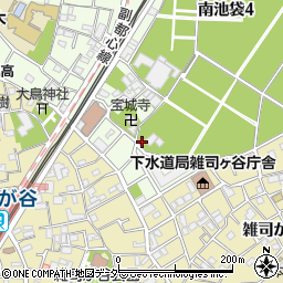 東京都豊島区南池袋4丁目周辺の地図