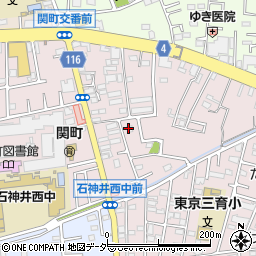 東京都練馬区関町南3丁目7-16周辺の地図