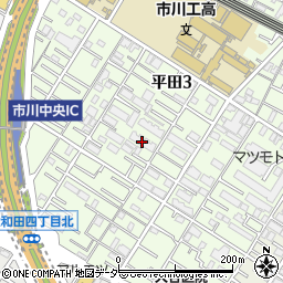 ロイヤルパレス平田２周辺の地図
