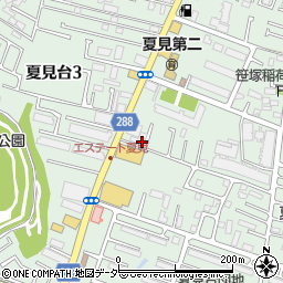 千葉県船橋市夏見台2丁目4-13周辺の地図