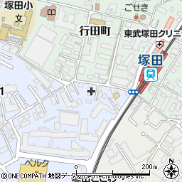 株式会社ロイヤルクリーナース　塚田店周辺の地図