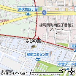東京都練馬区関町南4丁目26-4周辺の地図