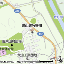 中江鉄工所　大山工場周辺の地図