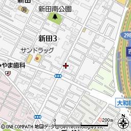 ローソン市川新田三丁目店周辺の地図