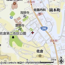 千葉県佐倉市並木町132-2周辺の地図