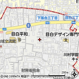 日本放送協会第２目白寮周辺の地図