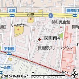 東京都練馬区関町南4丁目周辺の地図