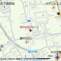 山梨県韮崎市藤井町北下條1612周辺の地図