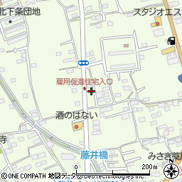 山梨県韮崎市藤井町北下條1612-1周辺の地図