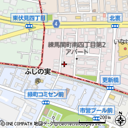 東京都練馬区関町南4丁目25周辺の地図