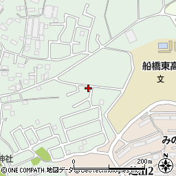 千葉県船橋市高根町698-8周辺の地図