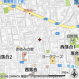 東京都新宿区西落合1丁目周辺の地図