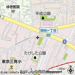 東京都練馬区関町南2丁目7-24周辺の地図